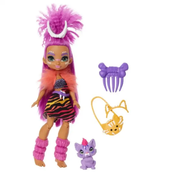 Cave Club: Hračková sada Roaralai s pravěkou bytostí Ferell - Mattel obrázek 2