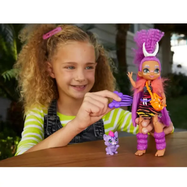 Cave Club: Hračková sada Roaralai s pravěkou bytostí Ferell - Mattel obrázek 4