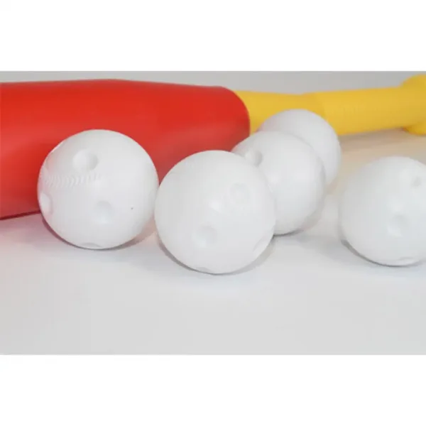 Červená plastová baseballová sada s pálkou a míčky 56 cm obrázek 4