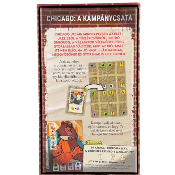 Chicago: Kampaňová bitva — desková hra obrázek 2