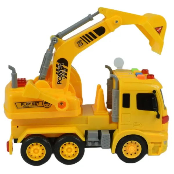 City Truck: Nakladač s kbelíkem, světlem a zvukem 20cm obrázek 3