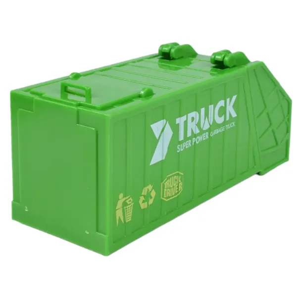 City Truck: Přestavitelný nákladní vůz na odpadky s koly a značkami 19 cm obrázek 4