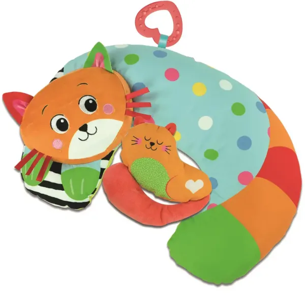 Clementoni Baby: Kočičí polštář na bříško 31x44cm obrázek 2