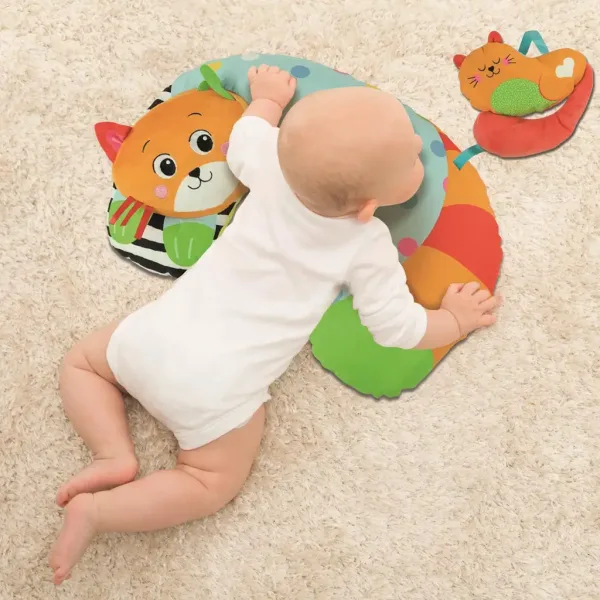 Clementoni Baby: Kočičí polštář na bříško 31x44cm obrázek 3
