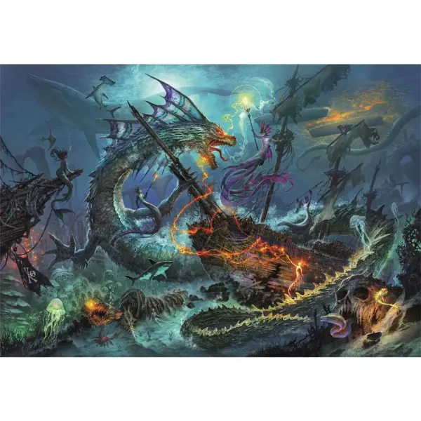 Clementoni: Podvodní bitva 3000dílné puzzle - High Quality Collection obrázek 2