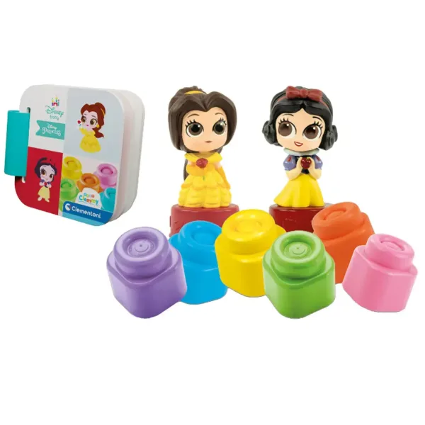 Clemmy: Stavební kostky měkké Disney Princezna - Clementoni obrázek 4
