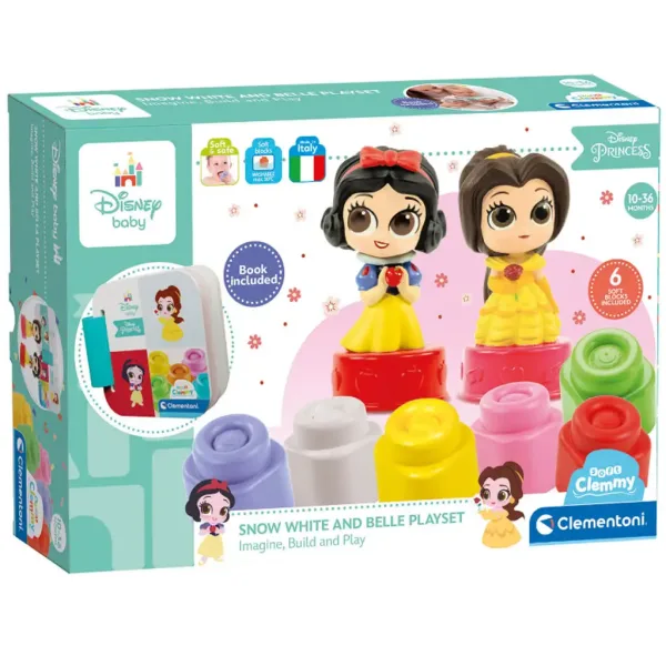 Clemmy: Stavební kostky měkké Disney Princezna - Clementoni obrázek 5