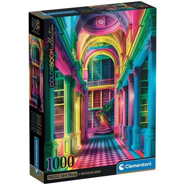 Colorbloom: Athenaeum 1000dílné puzzle - Clementoni obrázek 1