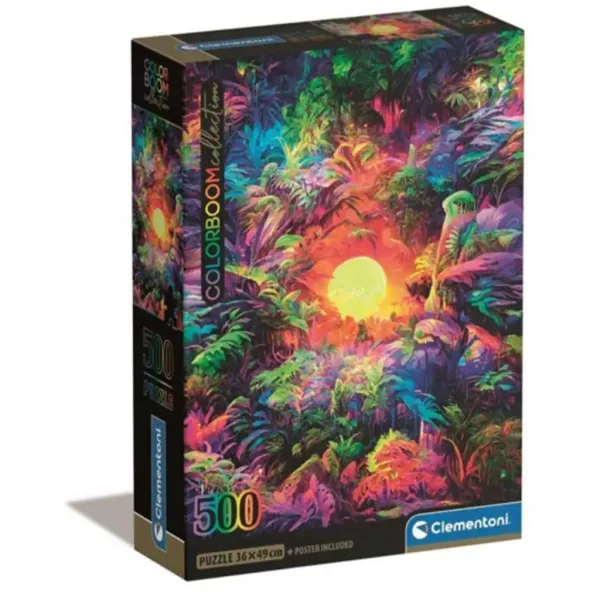 Colorboom Collection: Psychedelické 500dílné Compact puzzle - Clementoni obrázek 1