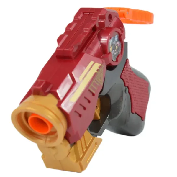 Cool Soft Bullet Gun: Malá pěnová střelná zbraň s náboji v červené barvě 14cm obrázek 2