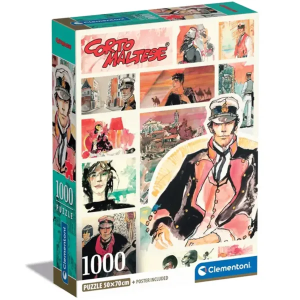 Corto Maltese 1000dílné puzzle - Clementoni obrázek 1