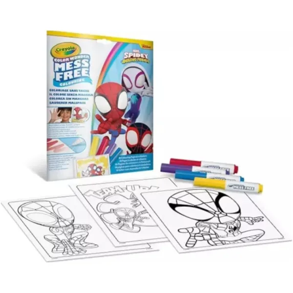 Crayola: Color Wonder Póki — bezšpinavá sada omalovánek v desce obrázek 1