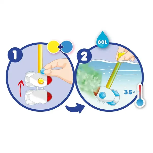 Craze Inkee: Veganské koupelové tablety v balení s raketou obrázek 2