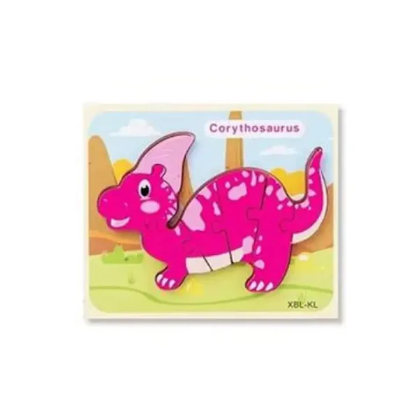 Dřevěné puzzle s dinosaury v různých variantách obrázek 3
