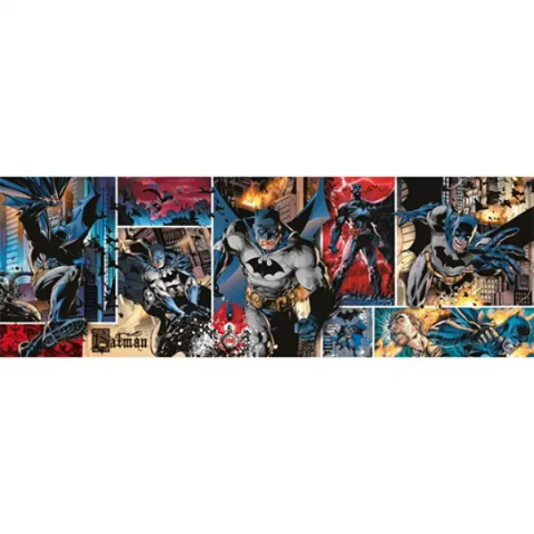 DC Comics: Batman v akci 1000 dílků panorama puzzle - Clementoni obrázek 2