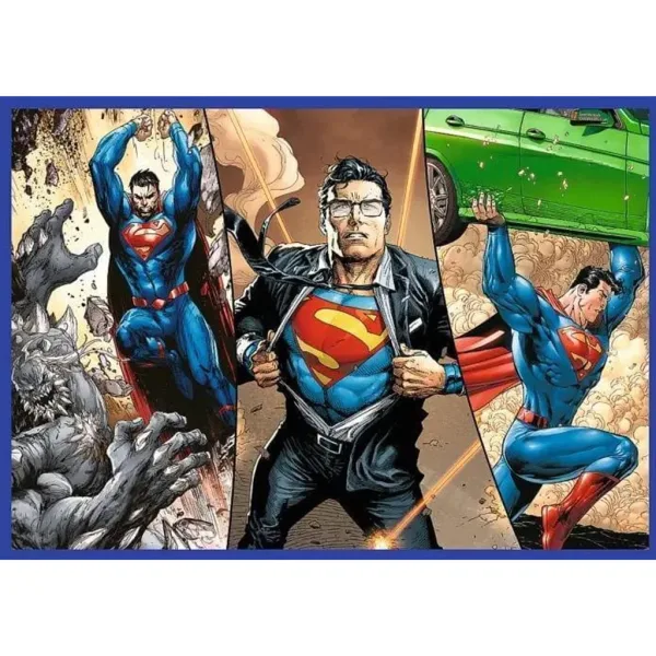 DC: Odvážný Superman 4x250dílků puzzle - Trefl obrázek 3