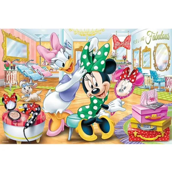 Daisy a Minnie v salonu krásy puzzle 100 dílků - Trefl obrázek 2