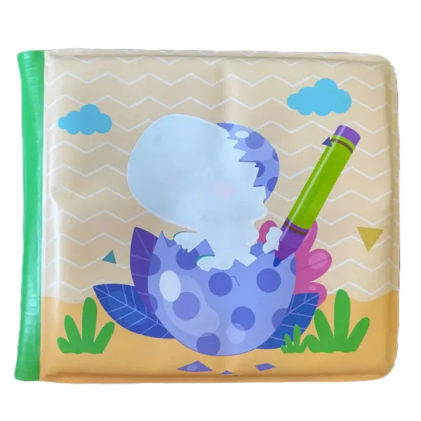 Dětská kniha: Dinosauři měkká látková kniha 14x13cm obrázek 2