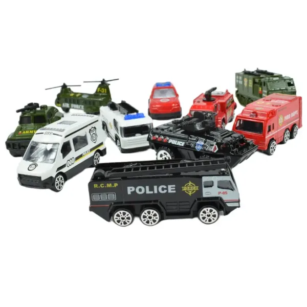 Die-Cast: Sada malých aut pro obranu ve dvou variantách obrázek 2