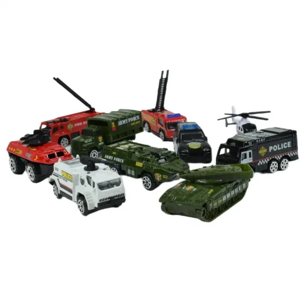Die-Cast: Sada malých aut pro obranu ve dvou variantách obrázek 4