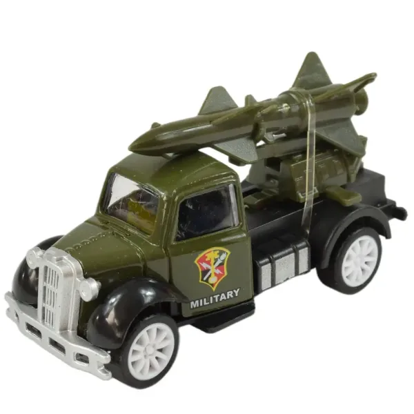 Die-Cast: Vojenské autíčko v různých variantách s volnoběžnými koly 1/55 obrázek 5