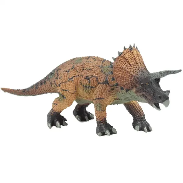 Dino World: Detailně zpracovaná figura dinosaura Triceratops o velikosti 16 cm v dekorativním balení obrázek 2