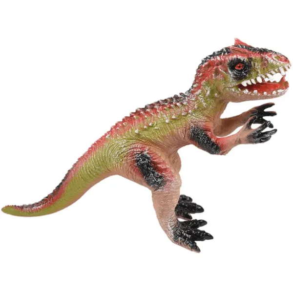 Dino World: Figurka dinosaura Velociraptora z vinylu, která vydává zvuky, s bavlněnou výplní, 35 cm obrázek 2