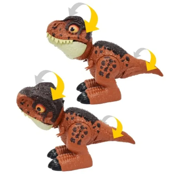 Dino World: Roztomilý T-Rex baby dinosaurus s hlasovými efekty 25 cm obrázek 5
