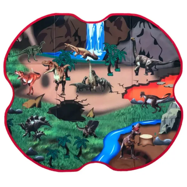 Dinosauří 2 v 1 hrací podložka a úložný box obrázek 2