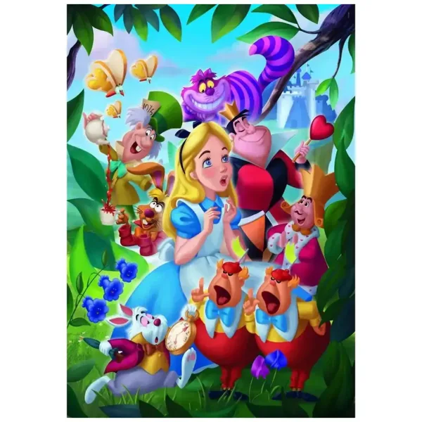 Disney+ - Alenka v říši divů 1000 dílků puzzle s plakátem - Clementoni obrázek 2