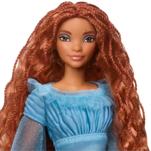 Disney Malá mořská víla: Panenka Ariel v modrých šatech 30cm - Mattel obrázek 3