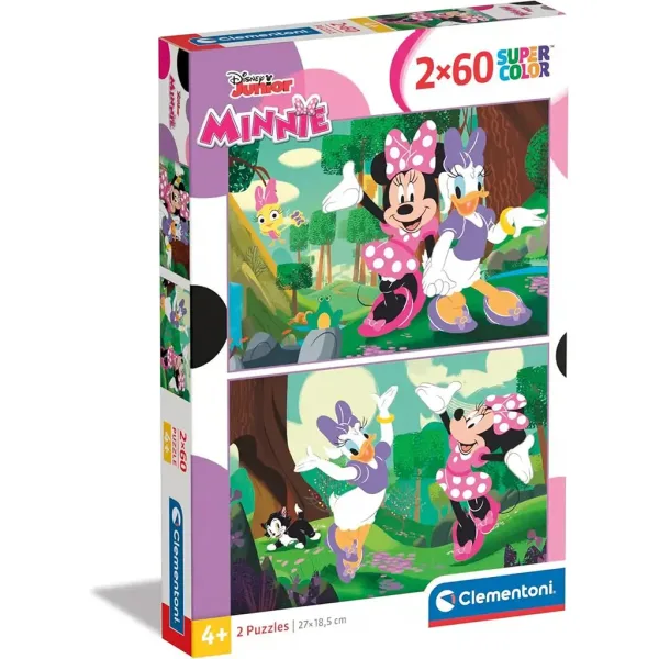 Disney+Minnie+Mouse+2x60ks+supercolor+puzzle+-+Clementoni obrázek 1