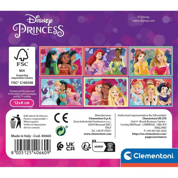 Disney+Princezny+6ks+kostky+pohádek+-+Clementoni obrázek 2
