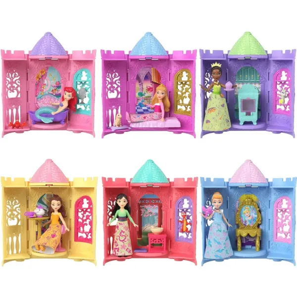Disney Princezny: Mini princezna překvapení – pokoj ve věži – Mattel obrázek 2