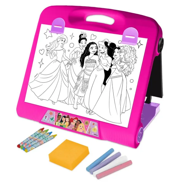 Disney Princezny: Přenosný dvoustranný malířský stojan Travel Art obrázek 2