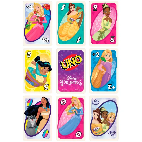 Disney Princezny UNO karetní hra - Mattel obrázek 5