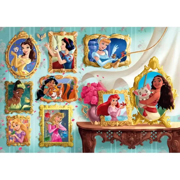 Disney+Princezny+obrazová+galerie+1000dílné+puzzle+-+Clementoni obrázek 2