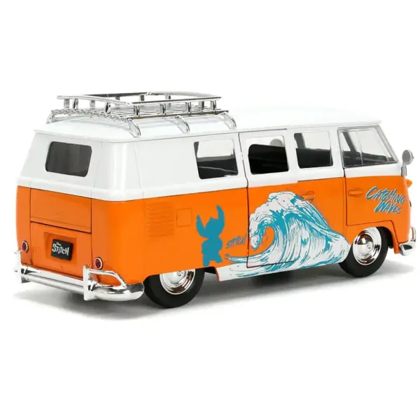 Disney Stitch – 1961 Volkswagen autobus s figurkou Stitche 1/24 - Jada Toys obrázek 3