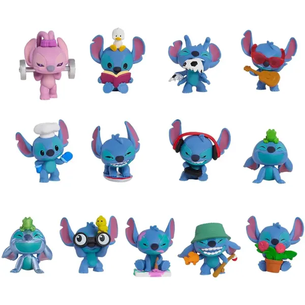 Disney+Stitch mini překvapení figurka v kapsli ve tvaru ananasu, 4. série, 1 ks obrázek 2