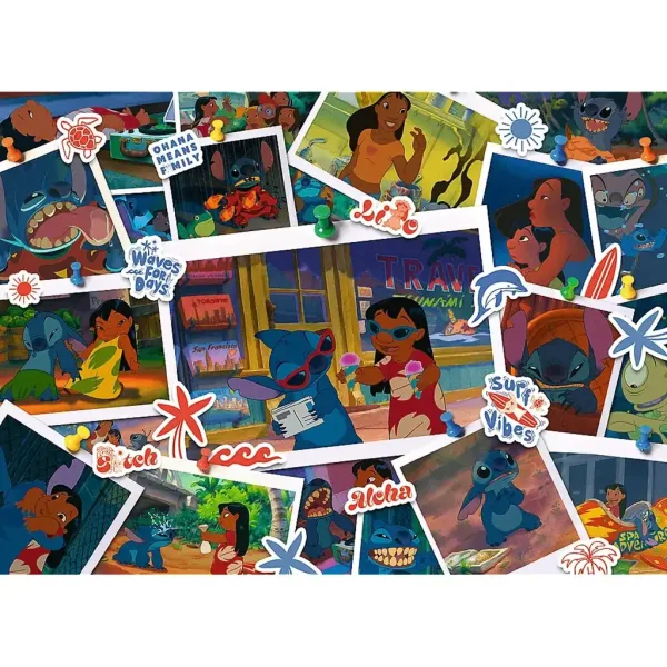 Disney: Stitch sladké vzpomínky 1000dílné puzzle - Trefl obrázek 2