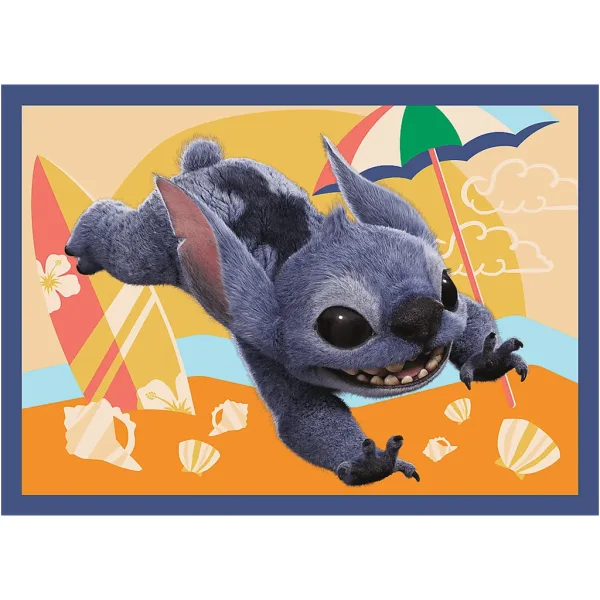 Disney: Stitchova dovolená 4 v 1 puzzle - Trefl obrázek 5