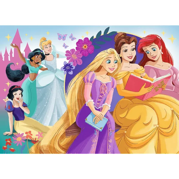 Disney princezny 100dílné třpytivé puzzle - Trefl obrázek 2