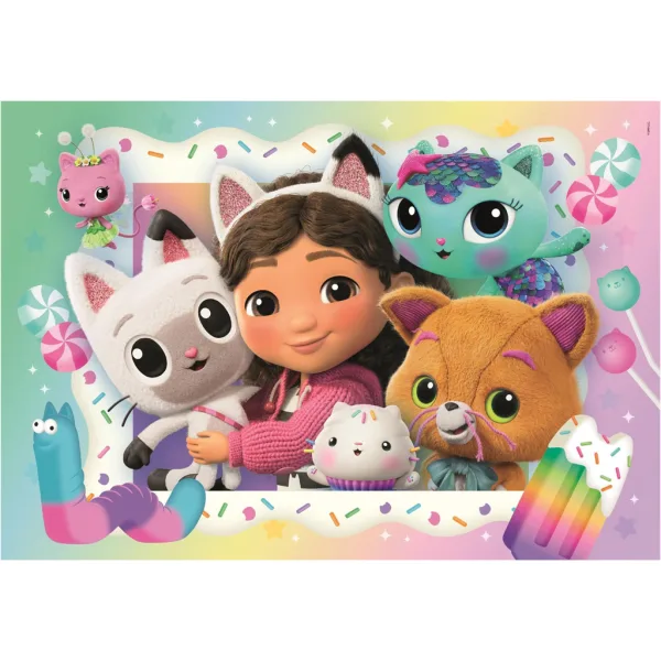 Domeček pro panenky Gabi 2×20 dílků Supercolor puzzle - Clementoni obrázek 3
