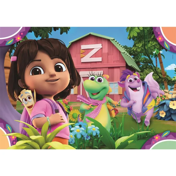 Dora průzkumnice 2x20dílné Supercolor puzzle - Clementoni obrázek 2