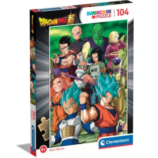 Dragonball Super tým Supercolor 104 dílkové puzzle - Clementoni obrázek 1