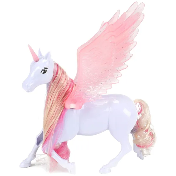Dream Horse třpytivý jednorožec s růžovými křídly 18 cm obrázek 2