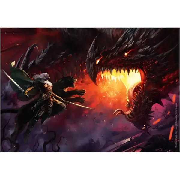 Dungeons & Dragons – Dračí boj 1000 dílků puzzle s plakátem - Clementoni obrázek 2