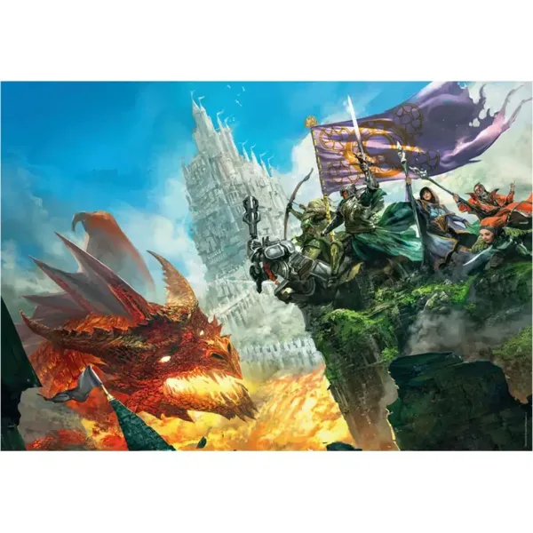 Dungeons & Dragons – Země plamenů 500dílné puzzle - Clementoni obrázek 2