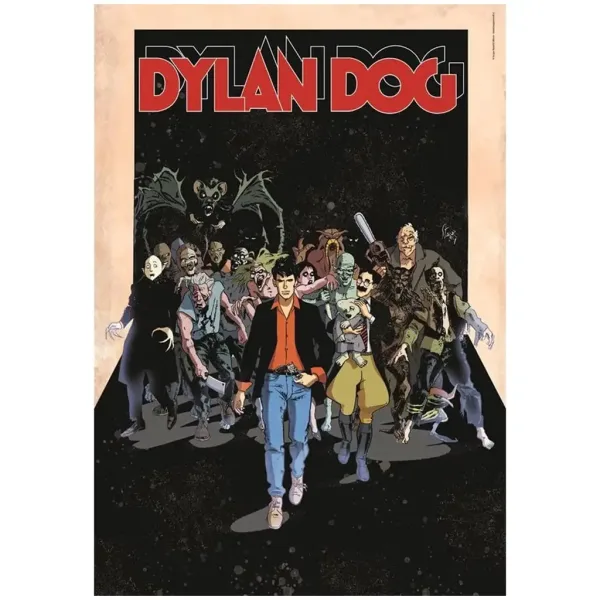 Dylen Dog komiksové puzzle HQC 1000 ks s plakátem - Clementoni obrázek 2
