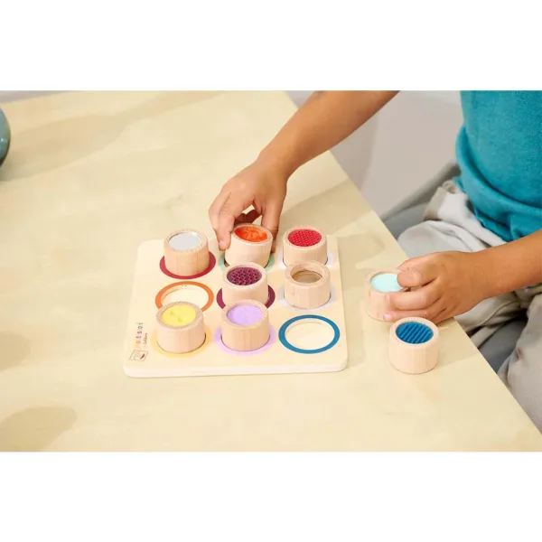 Eichhorn: Dřevěný Montessori Senzorický Válec – Hračka na rozvoj hmatu - Simba Toys obrázek 3